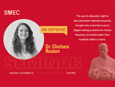 Dr. Chelsea Ruston’s MS Defense Seminar Today at 12 PM